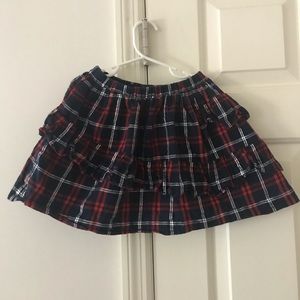 J Crew Crewcuts Plaid Skirt Size 4/5